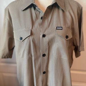 DIXXON men’s Workforce shirt sleeve shirt. Large and EUC